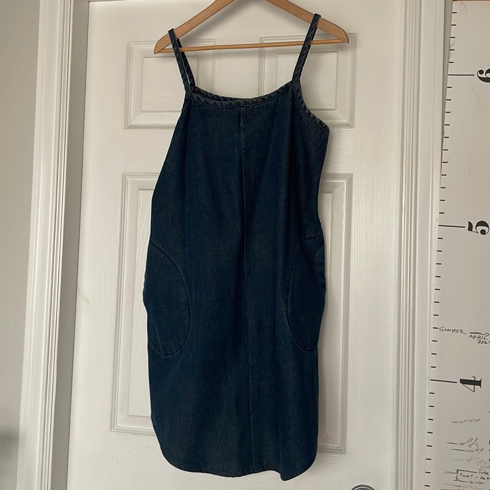 Jean summer dress with pockets size 8